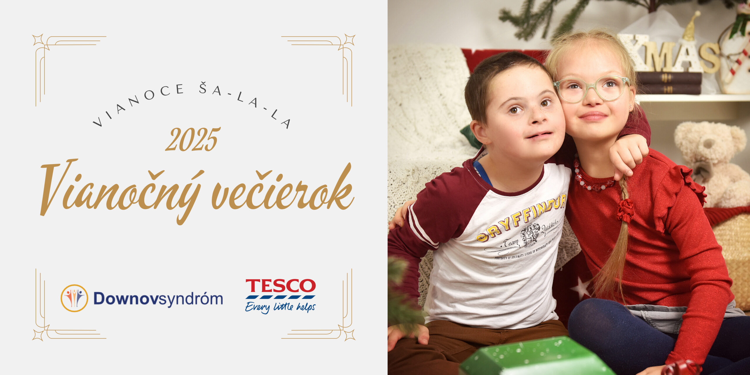 Pozvánka na Vianočný večierok OZ Downov syndróm